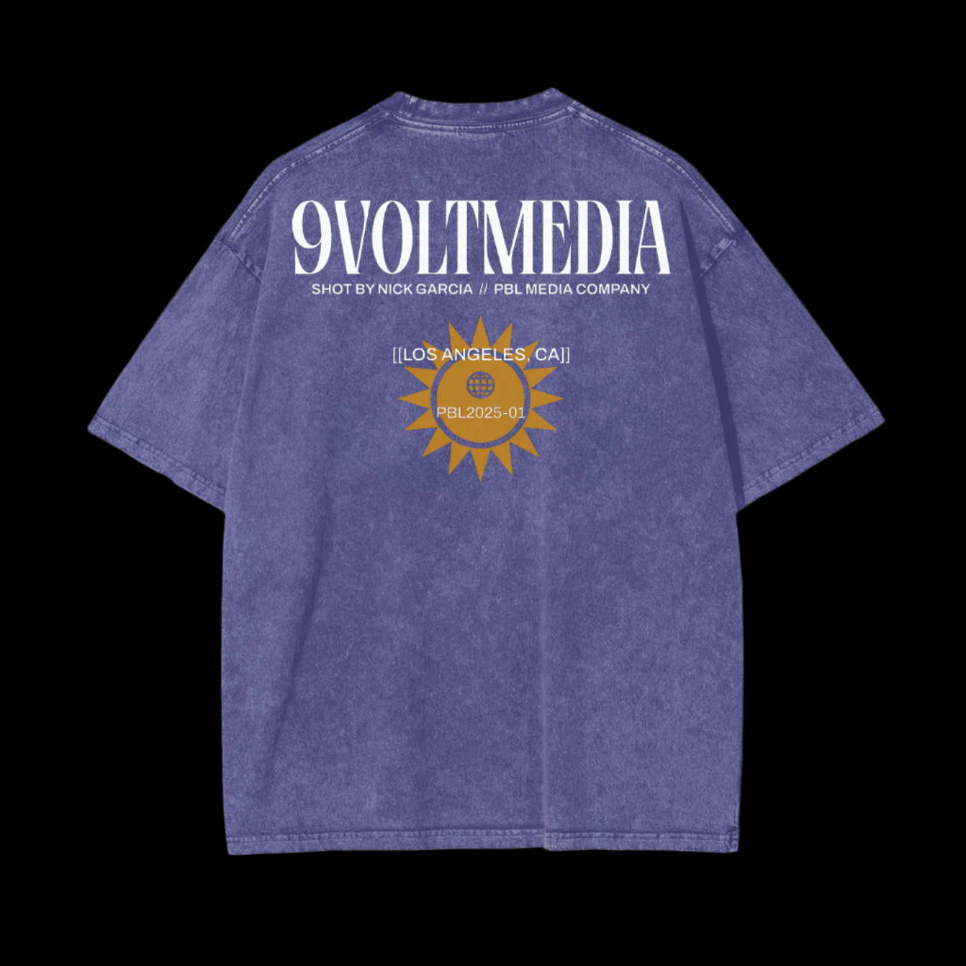 NineVolt Media x PBL T-Shirt - NEGATIVE