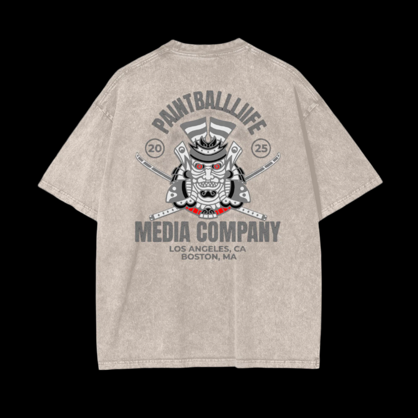 PBL Samurai T-Shirt - STONE GRAY